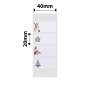 NB502 - - B1 / B21 / B3S / B4 - 40X20MM - 320 Christmas Labels