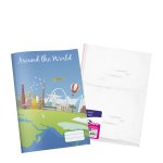 Marlin Kids Precut Book Covers A4 Fancy Designs 5'S + A4 Slip On Covers 50 Micron 5'S - Pack Of 20