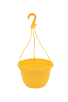 Hanging Baskets With Hanger - 25CM - Yellow