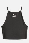 Puma T7 Shiny Crop Top - Black