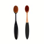 Oval Makeup Brush For Quick Flawless Application Toothbrush Shaped Foundation Concealer Blush Liquid Cream Powder Cosmetics Blen