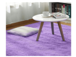 Fluffy Rug carpet - Plain Purple