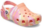 Classic Marbled Clog Kids - Papaya multi J6