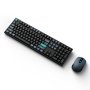 B36 100% Layout Wireless Keyboard And Mouse Combo BLACK/GREEN-KCBD2