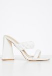 TRILOGY3 Mule Block Heel - White