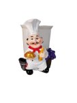 Chef With 1 Klosh 16X13X11CM