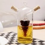 Borosilicate 2 In 1 Oil Vinegar Bottle With Grape Shape