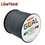LineThink GOAL: Super Strong 4-Strand PE Braided Line 300/500m 328/546yds - Smooth Long-Cast & Anti-Abrasion