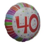 Helium 46CM Happy 40TH