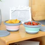 Collapsible Bowls Set For Outdoor Travel - Pp Material - Includes Small Medium And Large Bowls With Lids