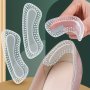 Heel Pads For Shoes 1 Pair Shoe Heel Inserts Soft Gel Heel Cushions For Pain Relief & Tighter Fit Heel Grips For Men Women's Shoes