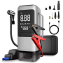 6 IN1 Jump Starter Battery Tyre Inflator Vacuum Cleaner Power Bank