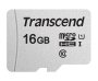 Transcend 300S 16GB Micro Sd Uhs-i U1 CLASS10 Read 95 Mb/s - Write 45MB/S - Without Adptor - Tlc - TS16GUSD300S