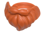 Parts Minifigure Beard Medium Short 93223 - Dark Orange
