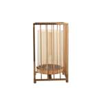 Sq Frame Candle Holder Gold Lrg