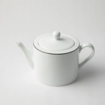Jenna Clifford - Premium Porcelain Teapot With Black Band
