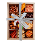 Happy Anniversary Dried Fruit And Nuts Snack Box Silver