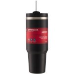 Kambrook Vacuum Mug With Straw Black 1200ML
