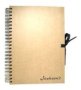 A4 Brown Paper Display Book - 40 Sheets - Spiral Pad