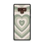 Custom Printed Tpu Cases - Samsung Galaxy Note 9 & 39 Green Heart& 39 By