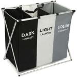 3-BAY Laundry Basket Separator