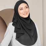 Elegant Solid Color Chiffon Hijab For Women - Breathable Soft Polyester Scarf With Pleated Design Perfect For Casual Outings