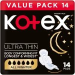 Kotex Allnighter Ultra Thin Overnight Pads - Duo 14 Pack