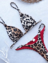 Triangle Cheetah Bikini - Medium