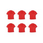 Red Sports Jersey Pack Of 6