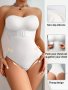 Solid Seamless Strapless Front Closure Bodysuit Slimmer Bodyshaper Women's Underwear & Shapewear