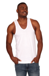 Men's Basic Vest - White - XL