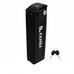Famba 48V 30AH Lithium-ion Vertical E-bike Battery High-capacity Aluminium Alloy Electric Bicycle Battery Pack With Key Lock
