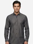 Mens Shirt In Dark Grey - Dark Grey 4XL