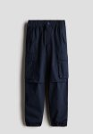 Parachute Trousers - Navy Blue