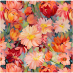 Printed Runner Abstract Floral