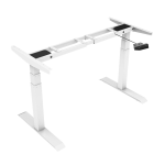 Tekdesk V2.0 Standing Desk - Electronic Height Adjustable White Frame Only - White Frame Only