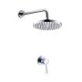 Trendy Taps Premium Quality Chrome Shower Head & Fine Mixer