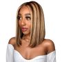 12INCH Ombre Color Piano Straight Frontal 13X4 Full Frontal Wig