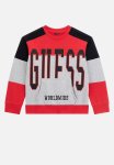 Guess Long Sleeve Active Top - Red Black Grey Combo