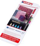 Edding - 1200 Metallic Coloour Pen Set 6'S