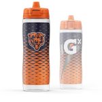Gatorade Gx Nfl Non-slip Squeeze Bottles 30 Fl Oz Gx Hydration System