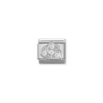 Composable Classic Link Rose In Silver And Stones