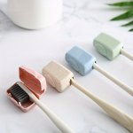 4PCS Portable Toothbrush Head Cover Toothbrush Protector Cap Holder Bathroom Accessories For Family And Business Travel And Dail