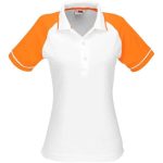 Ladies Sydney Golf Shirt Orange