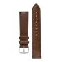 Kansas Buffalo Embossed Calf Leather In Brown - 18MM / Silver