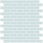 In Home NH2361 Sea Glass Peel & Stick Backsplash Tiles Blue