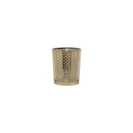 Geometric Gold Votive Candleholder
