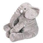 Elephant Pillow - Light Grey Size: L