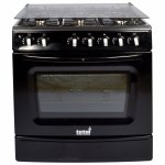 TOTAI 6 Burner Gas Stove With Flame Failure Device And Glass Lid Black - 03 T600ABF