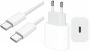 70W Usb-c Fast Charger & Braided Type-c Cable Pd Wall Adapter High Quality
